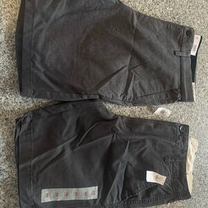 Dark Gray Casual Shorts